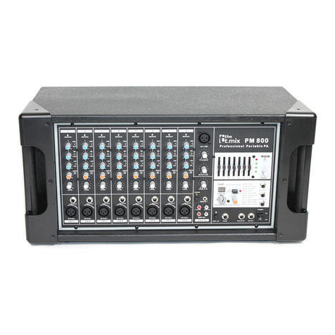 thomann t.mix PM800 user manual