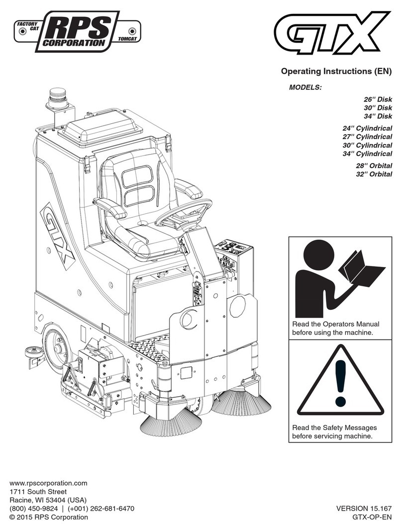 R.P.S. Corporation GTX 26'' DISK User manual