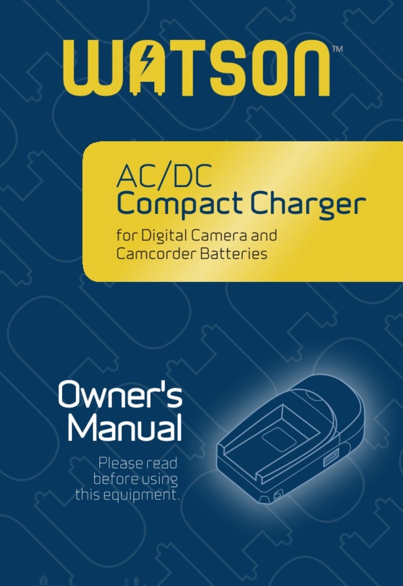 WATSON AC/DC Compact Charger User manual