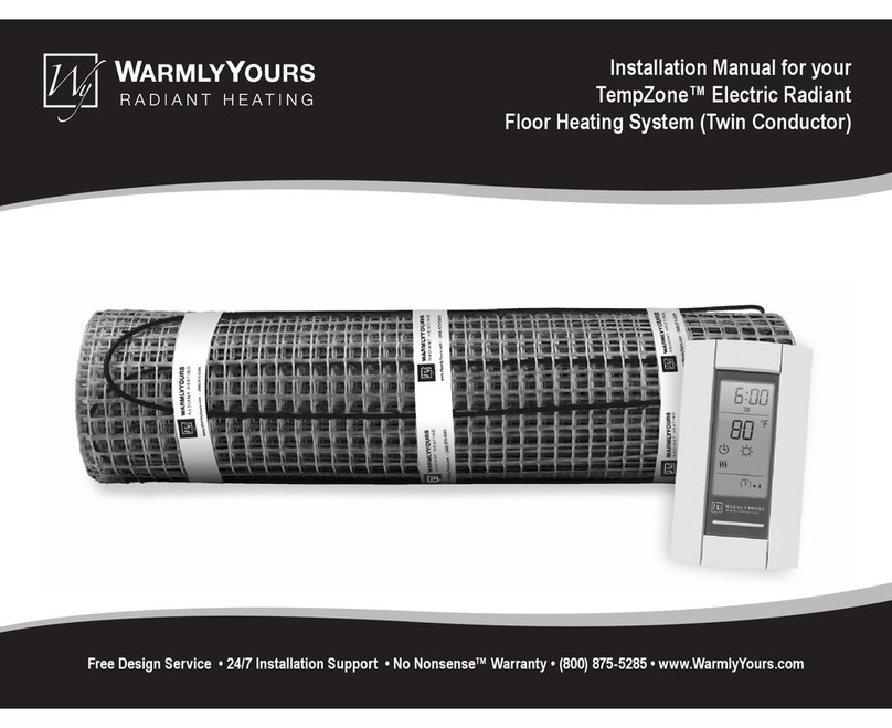 WarmlyYours TempZone installation manual
