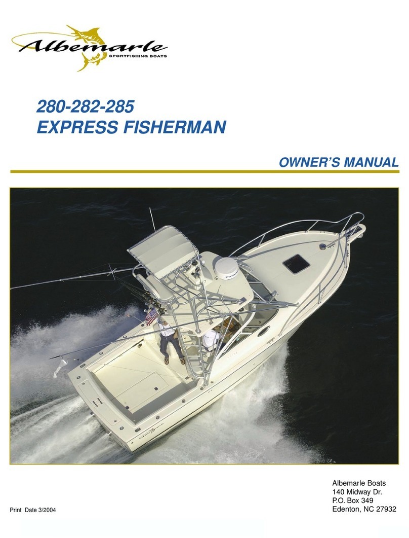 Albemarle 282 EXPRESS FISHERMAN owner's manual Albemarle 282 EXPRESS FISHERMAN owner's manual