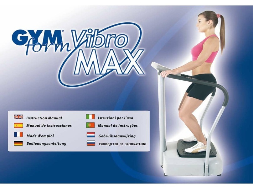 GYM form Vibro Max instruction manual