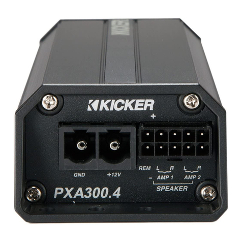 Kicker PXA300.4 owner's manual