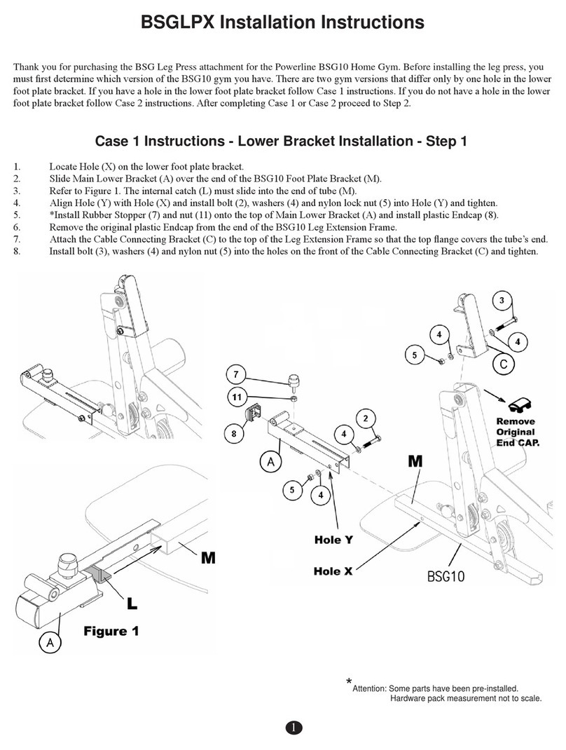 Powerline BSGLPX installation instructions