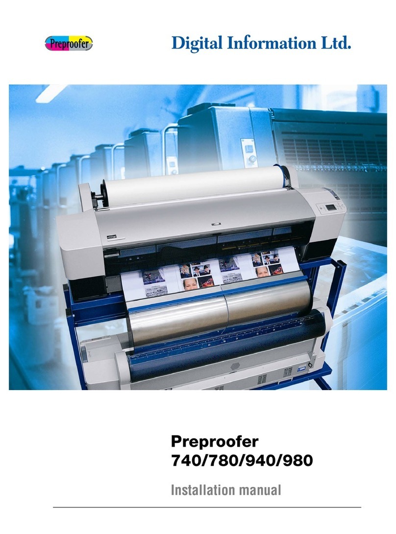 Digital Information Preproofer 740 installation manual