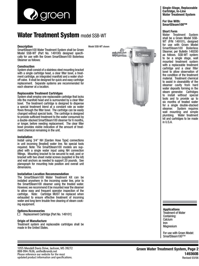 Groen SSB-WT manual