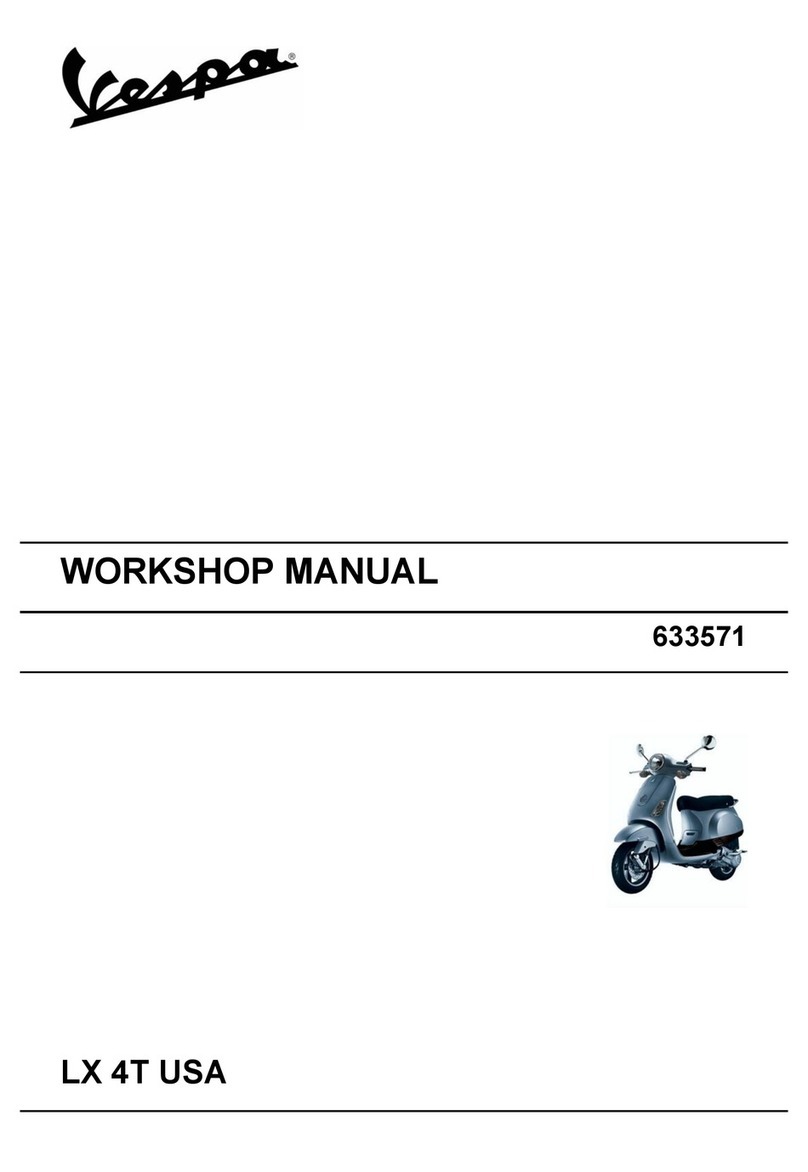 VESPA LX 4T USA Workshop manual