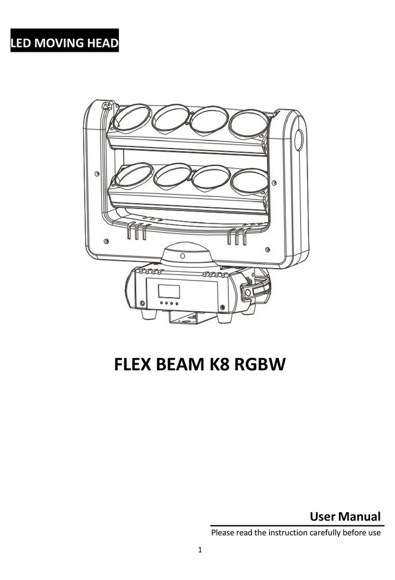 ArtFox Lightning FLEX BEAM K8 RGBW user manual