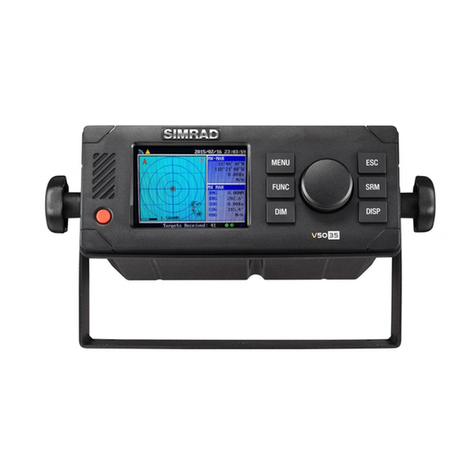 Simrad V5035 Operator and installation manual