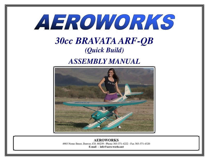 AeroWorks 30cc BRAVATA ARF-QB Assembly manual