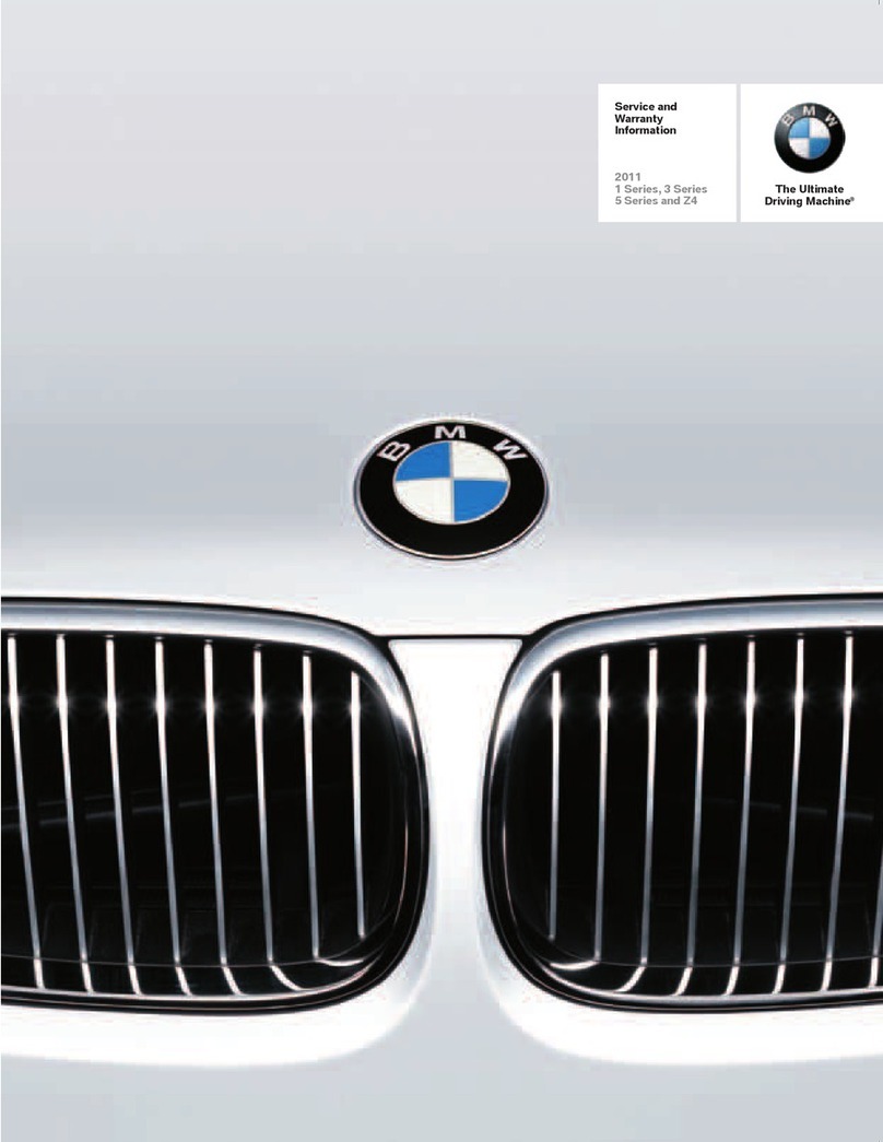 BMW 1 Series 2011 Service and warranty information