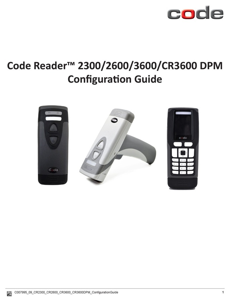 Code Reader 2300 User manual