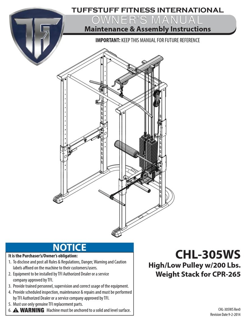 TFI CHL-305WS owner's manual