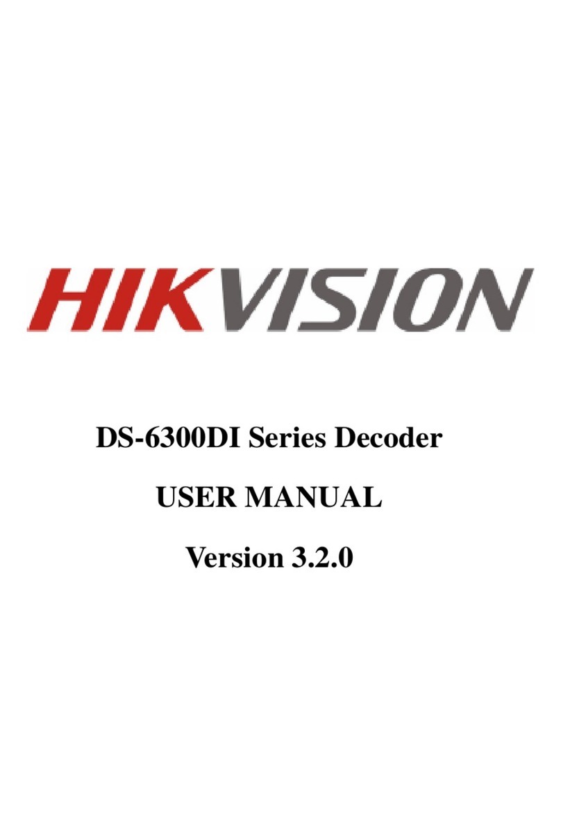 HIK VISION DS-6301DI User manual
