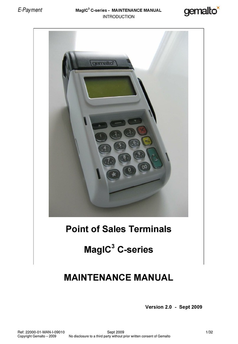 Gemalto MagIC3 C-series Maintenance manual