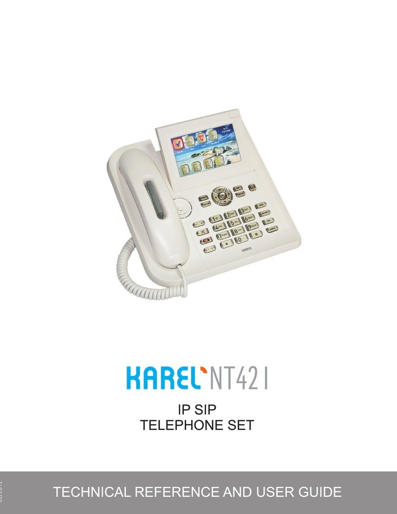 Karel NT421 Use and care manual