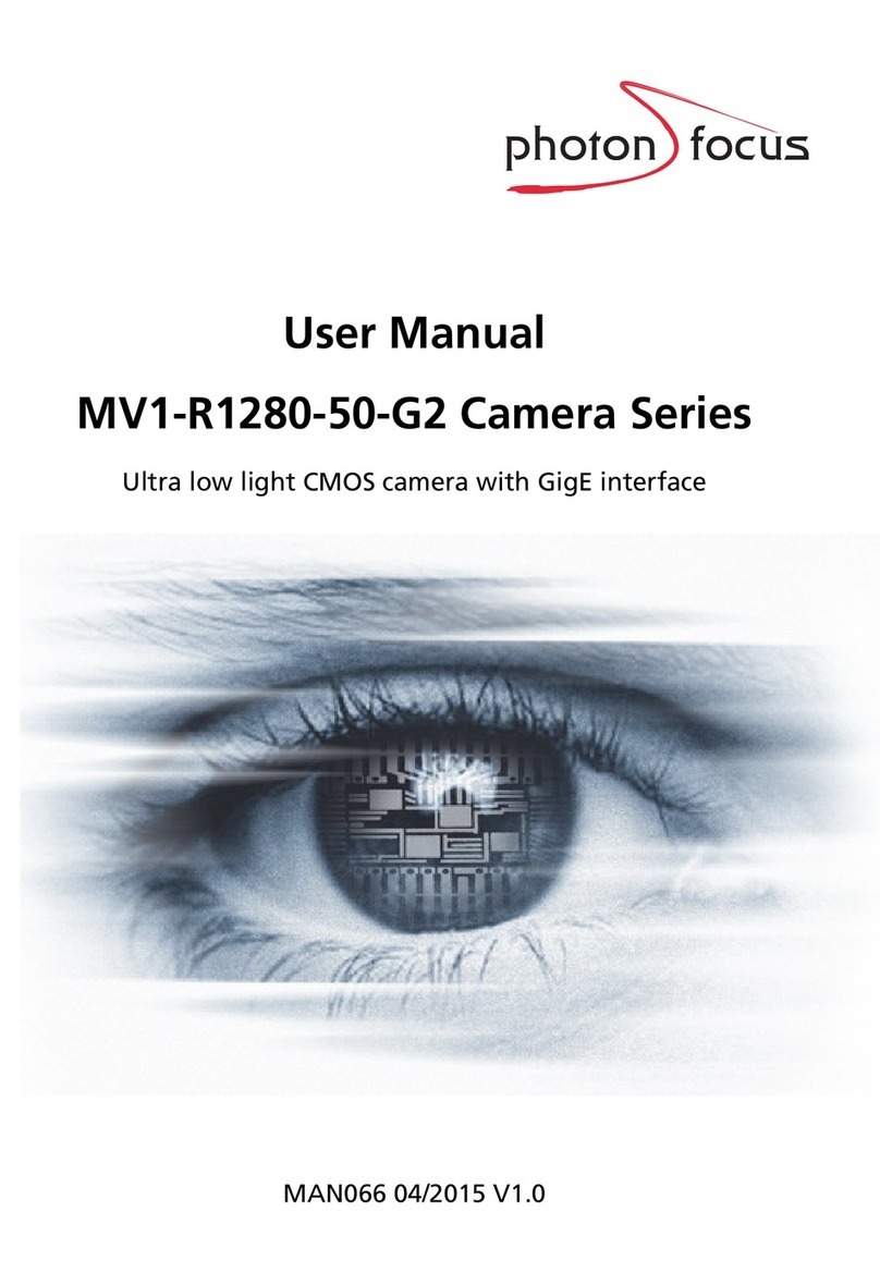 Photon Focus MV1-R1280-50-G2 Camera Series user manual