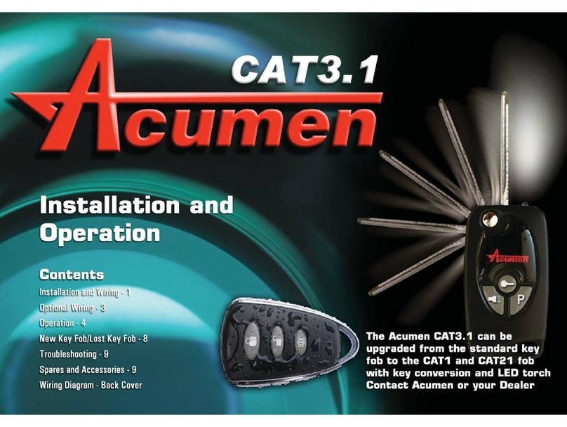 Acumen CAT3.1 Installation and operation