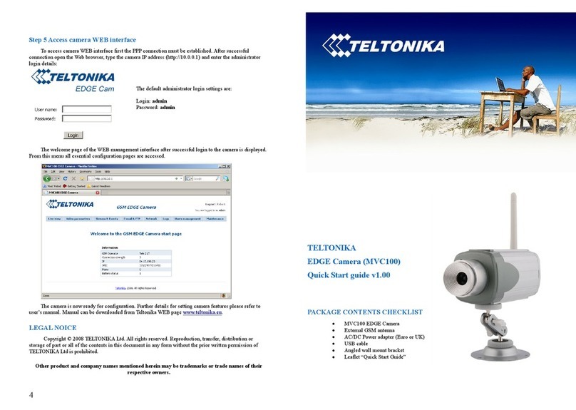 Teltonika MVC100 User manual
