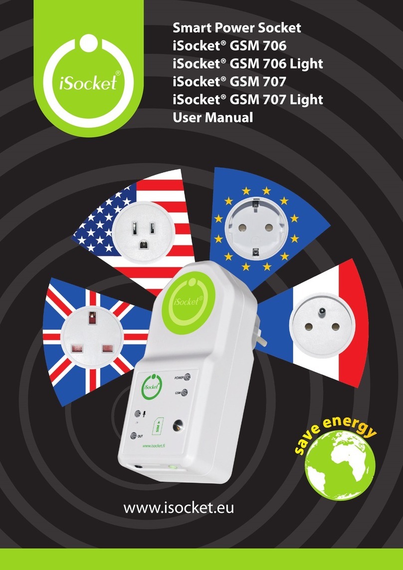 iSocket GSM 706 user manual iSocket GSM 706 user manual