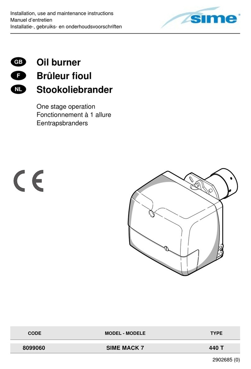 Sime MACK 7 Installation, use and maintenance instructions