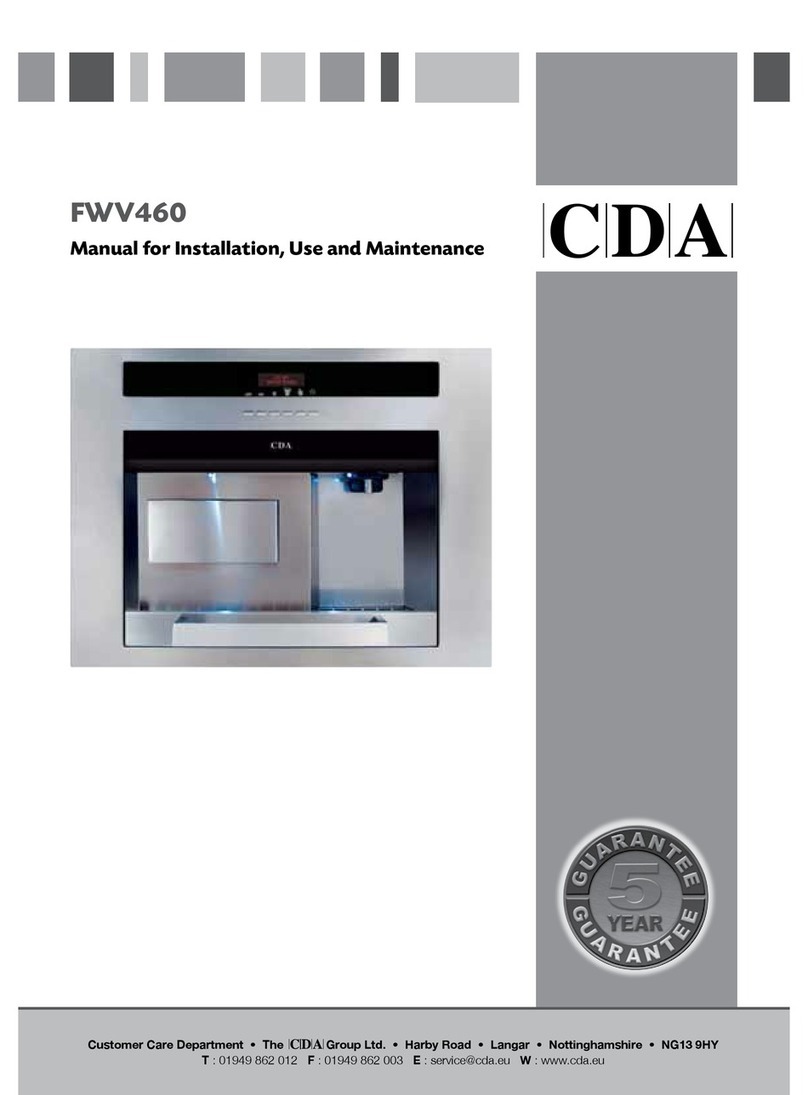 CDA FWV460 Reference manual