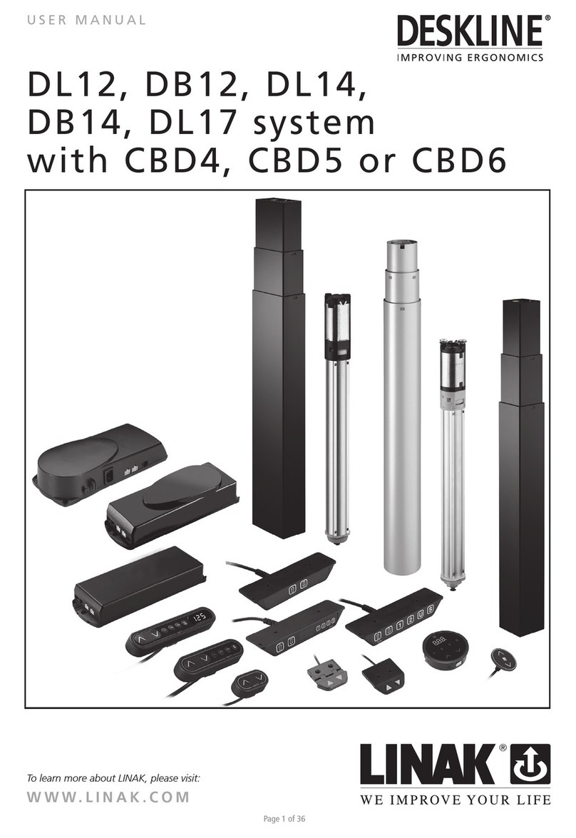 Linak DL12 user manual