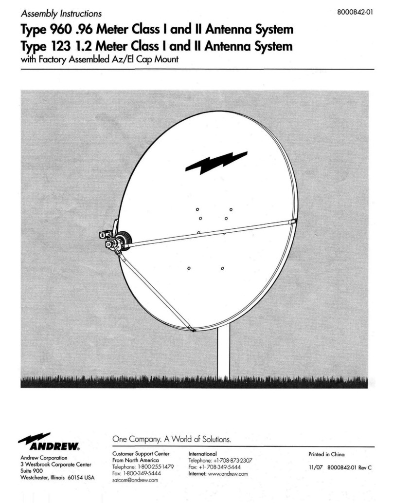 Andrew 960 .96 Meter Class II User manual