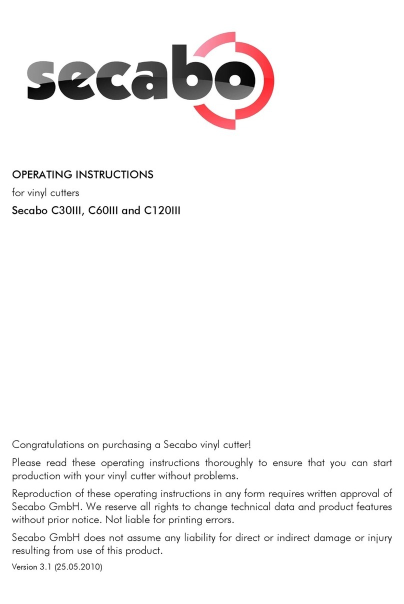 Secabo C30III operating instructions