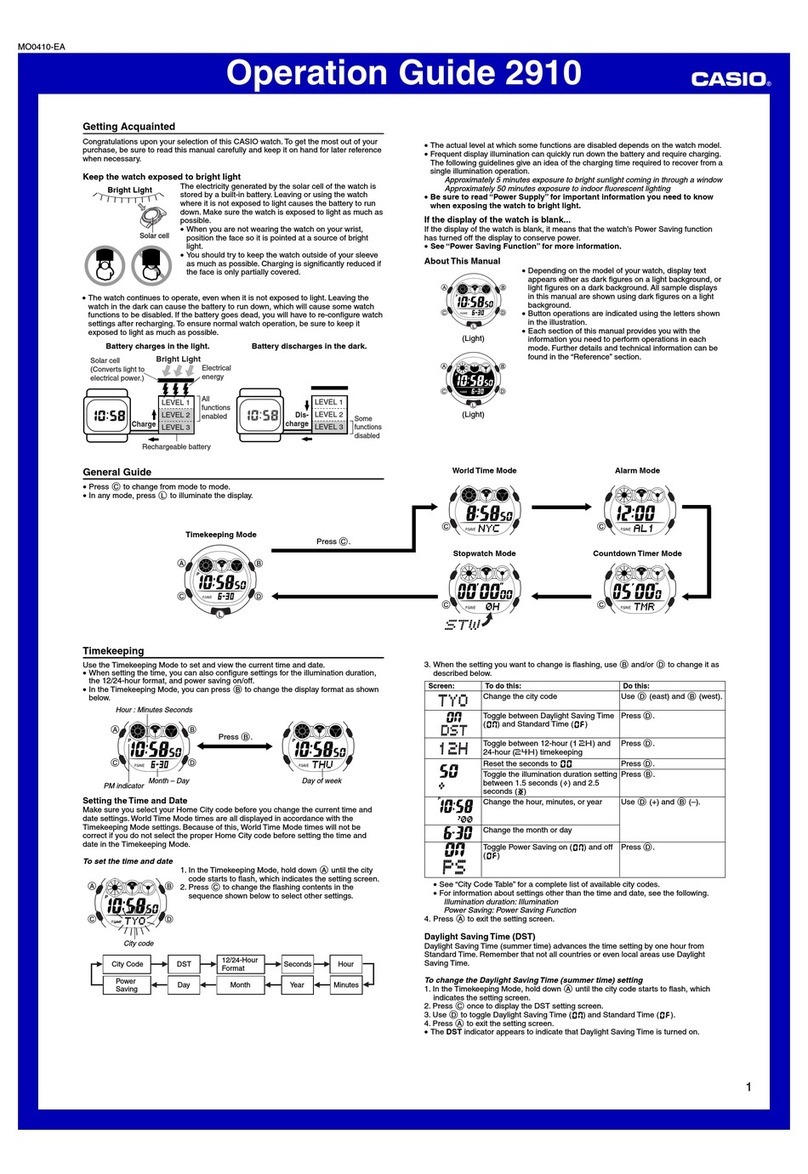 Casio 2910 User manual