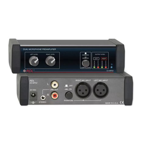 RDL EZ-MPA2 User manual
