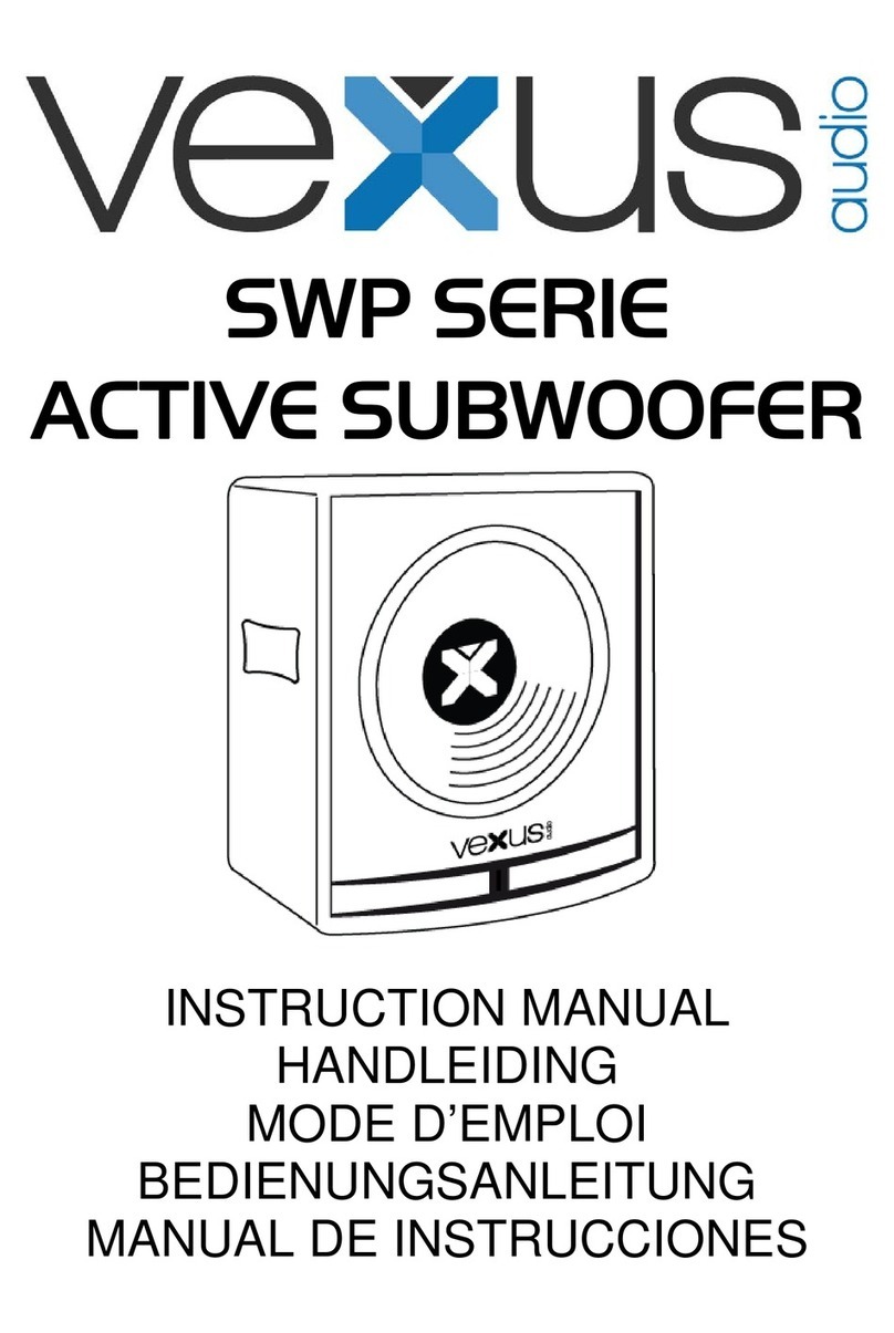 Vexus Audio SWP SERIES installation manual