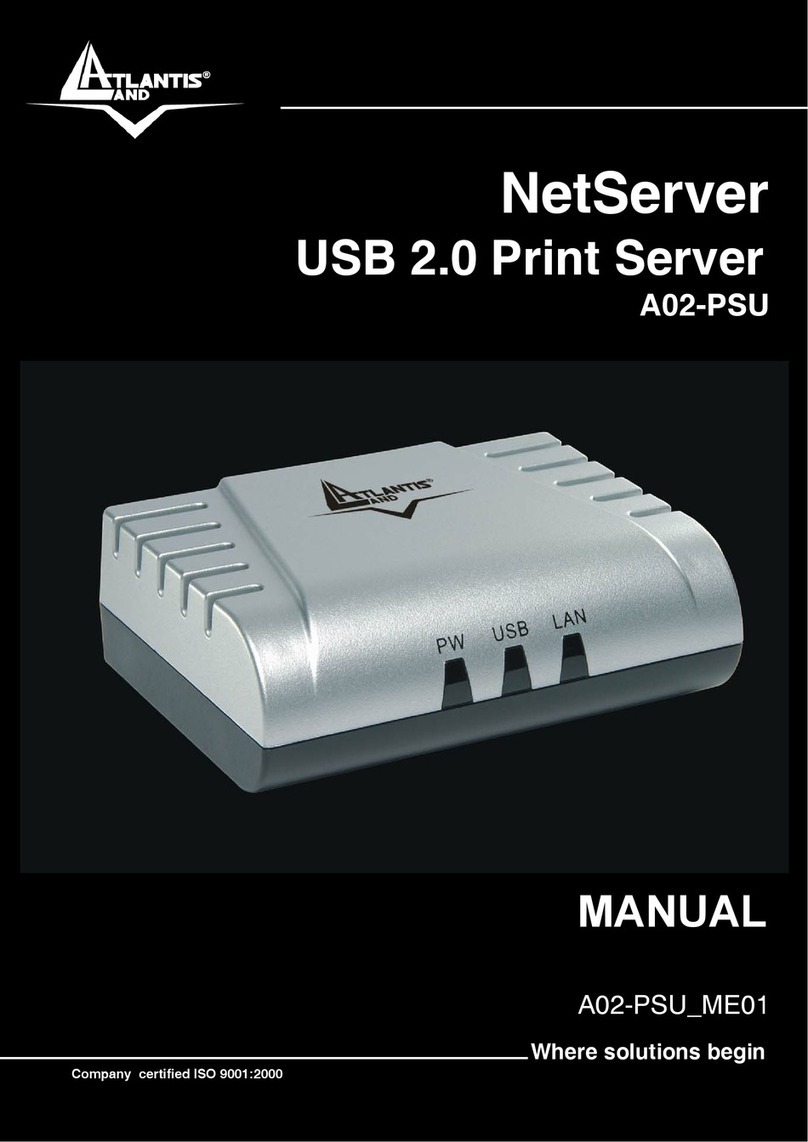 Atlantis A02-PSU manual