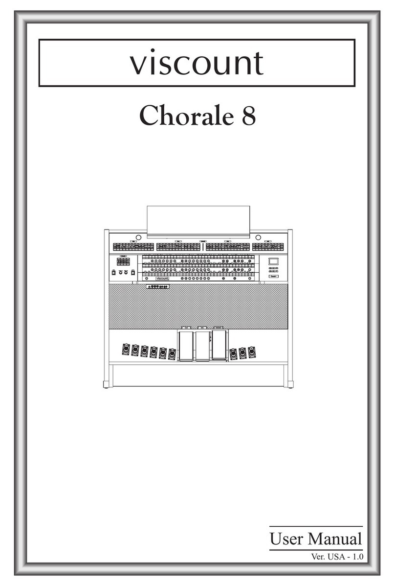 Viscount Chorale 8 User manual