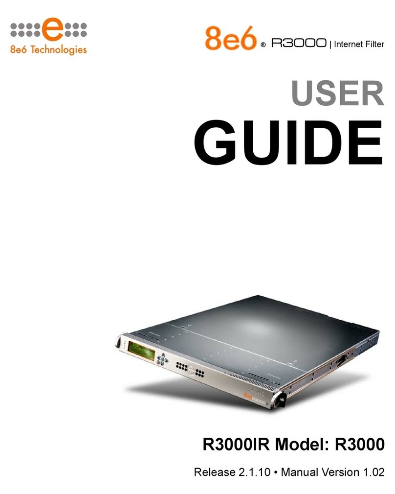8e6 Technologies Enterprise Filter Authentication R3000 user guide 8e6 Technologies Enterprise Filter Authentication R3000 user guide