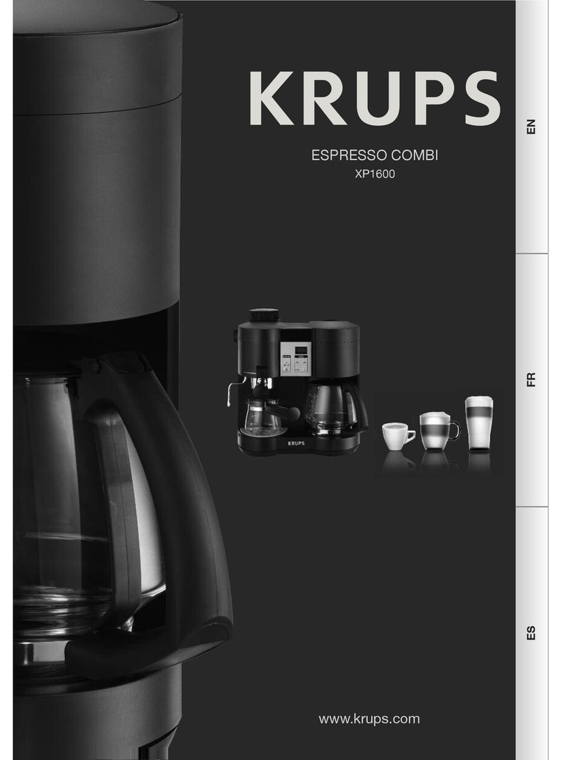 Krups ESPRESSO COMBI XP1600 user guide