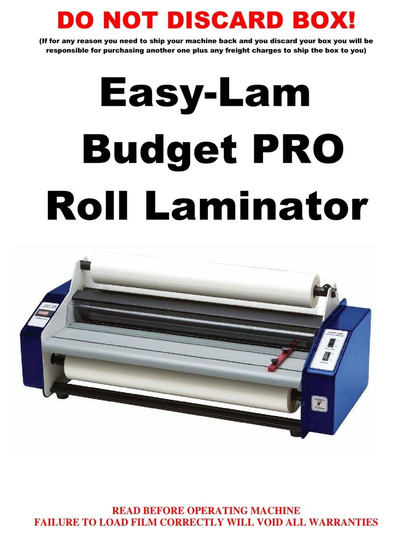 LSI Easy-Lam Budget PRO EZPRO27 user guide