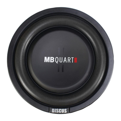 MB QUART DISCUS DS1-204 Instruction Manual