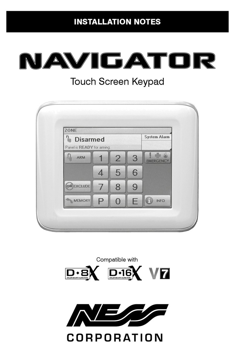 Ness Navigator Quick start guide
