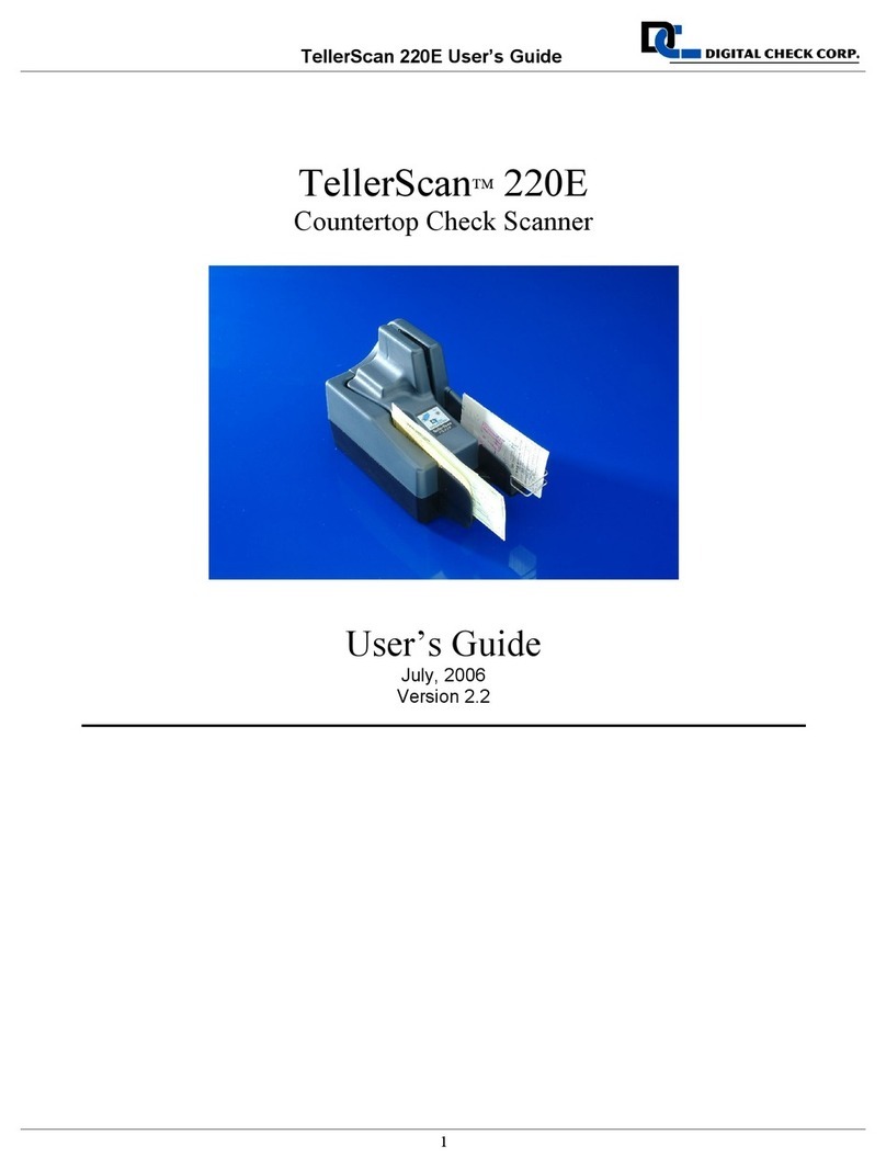 Digital Check TellerScan 220E user guide