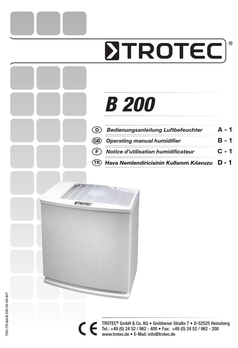 Trotec B 200 operating manual