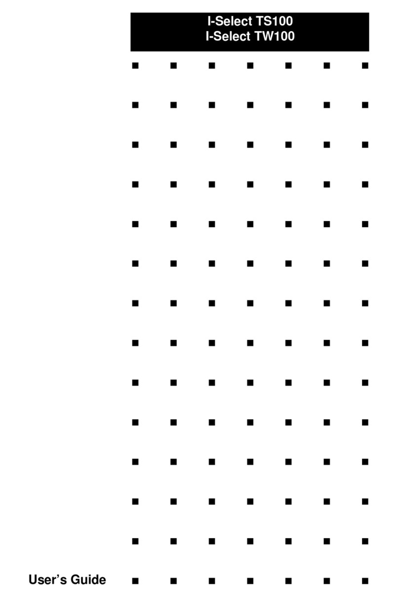 NEC I-Select TW100 User manual