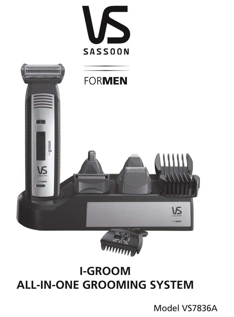 VS I-GROOM VS7836A instruction manual
