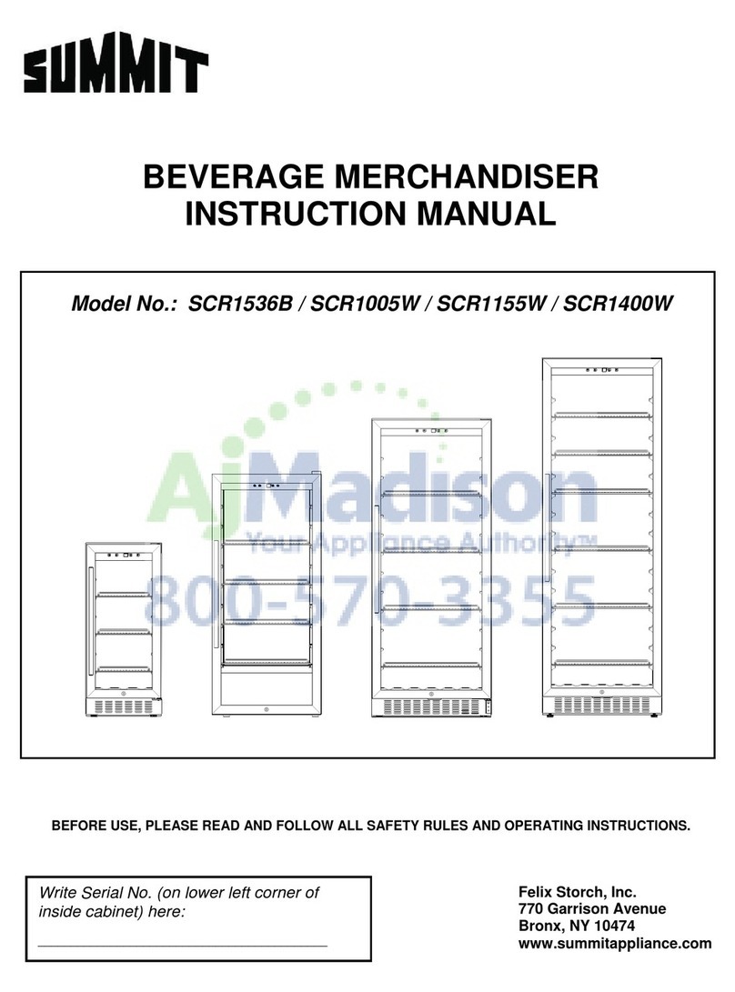 Summit SCR1536B User manual Summit SCR1536B User manual