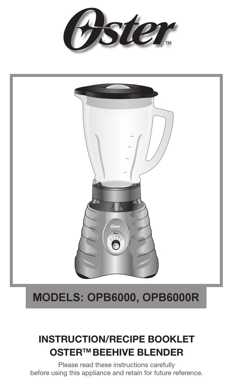 Oster BEEHIVE OPB6000 Operational manual