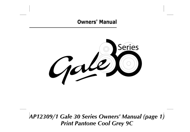 Gale 30 Series owner's manual