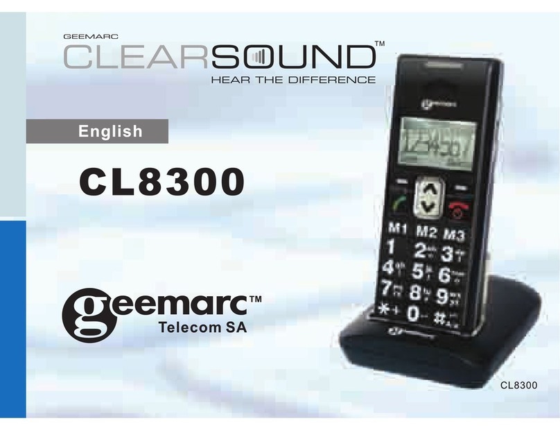Geemarc CL8300 User manual