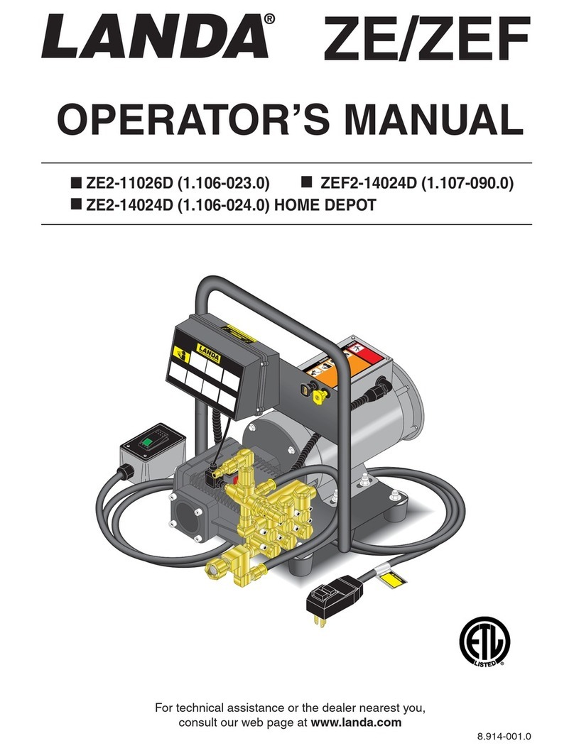 Landa ZE2-11026D Operator's manual
