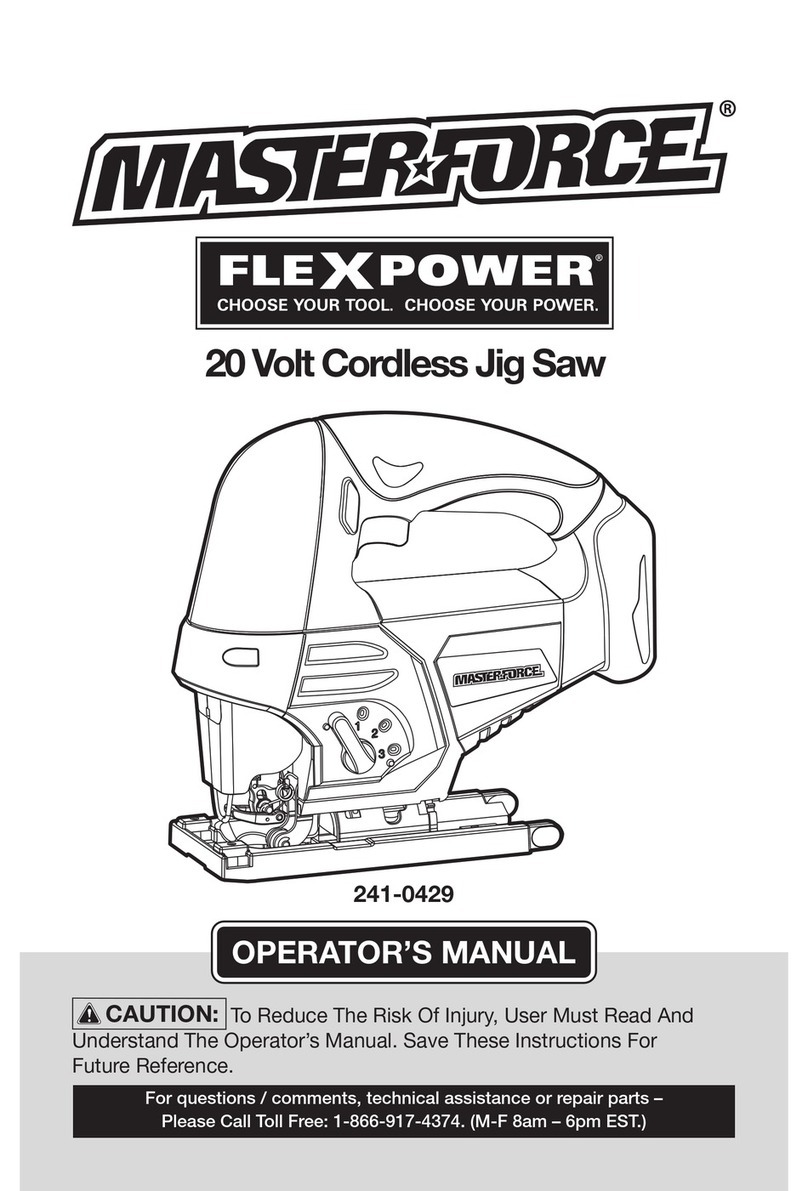 MasterForce 241-0429 User manual