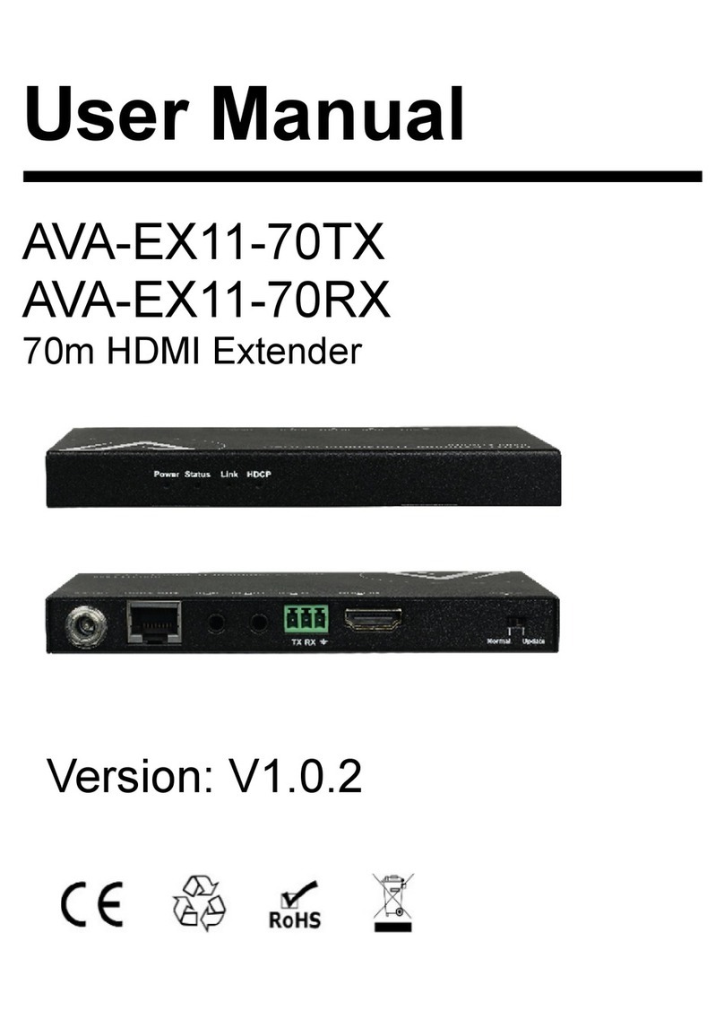AV Access AVA-EX11-70TX User manual